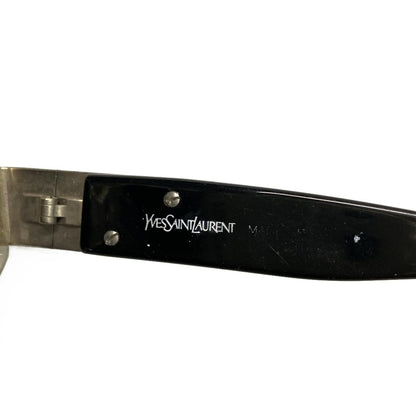 Yves Saint Laurent Sunglasses - 6548 Black X Silver X Clear