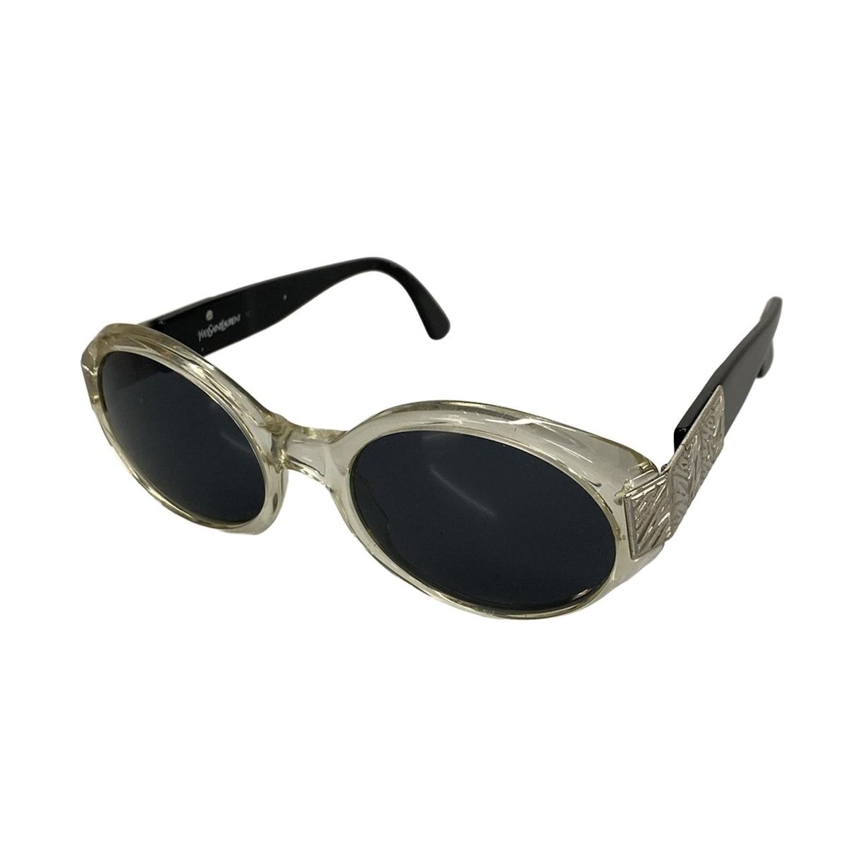 Yves Saint Laurent Sunglasses - 6548 Black X Silver X Clear