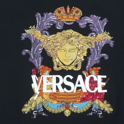 □Versace 2021 Michel Fit Medusa Logo Embroidery Sequin