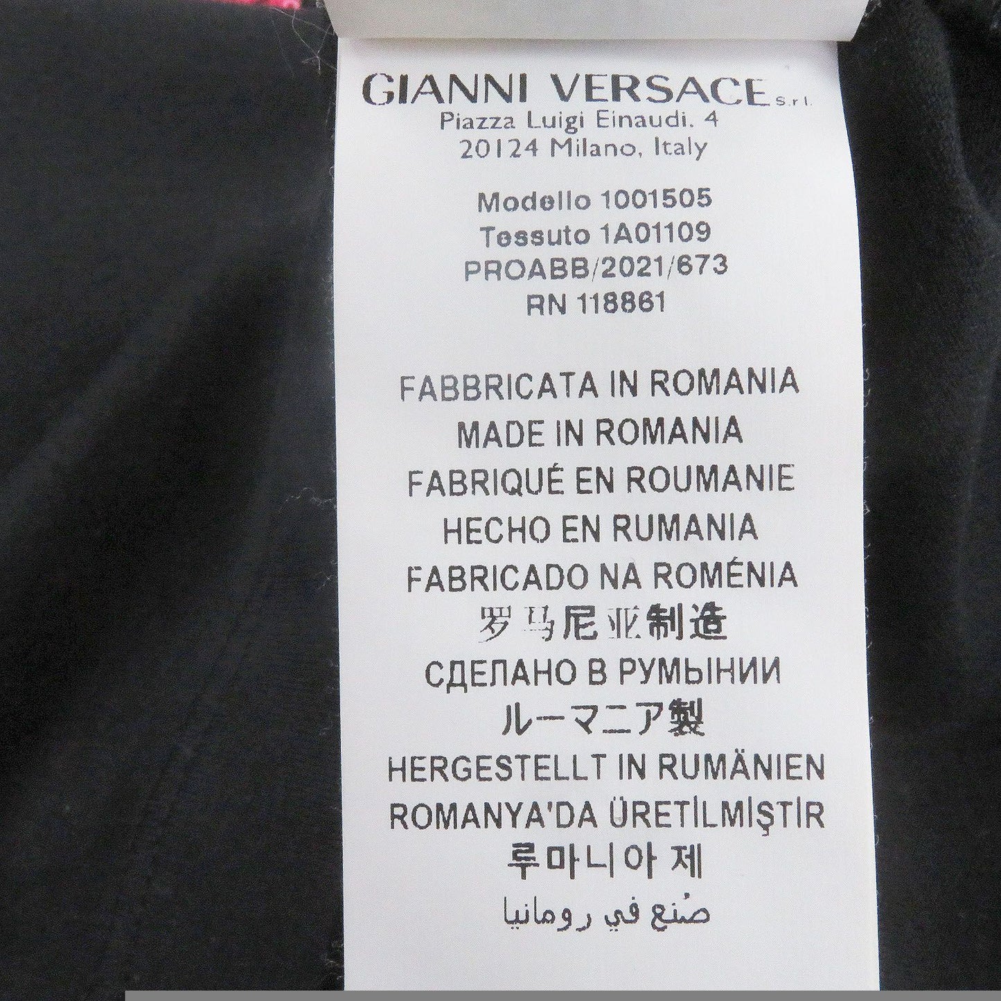 □Versace 2021 Michel Fit Medusa Logo Embroidery Sequin