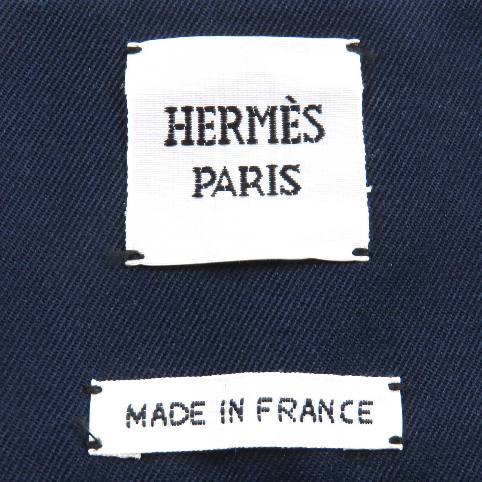 Unused Item△Hermes 21aw Wool Rayon Center Zip Tight Skirt Navy 34 Made in