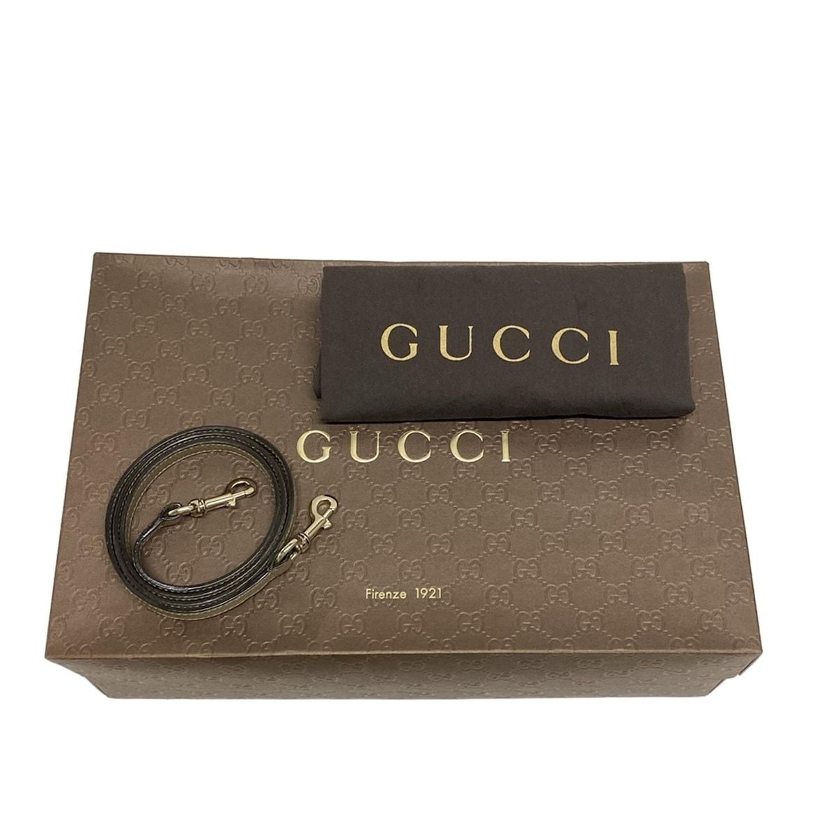 Gucci Tote Bag Soho 336751 Gold Leather