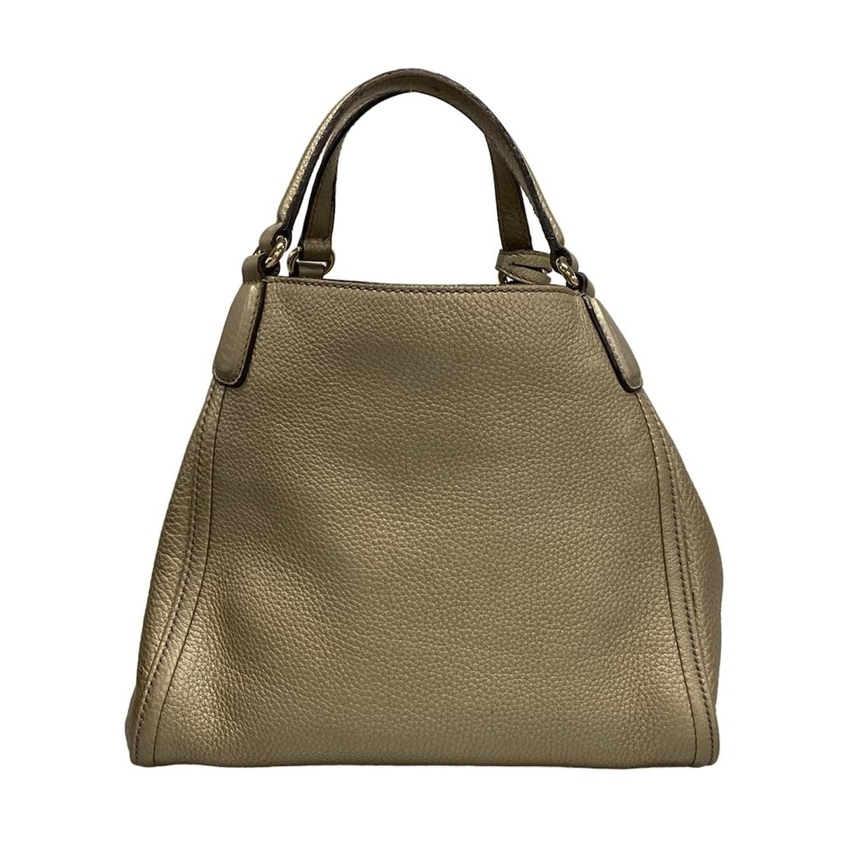 Gucci Tote Bag Soho 336751 Gold Leather
