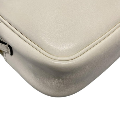 Fendi Shoulder Bag Easy Baguette 8bs044 Ivory X Black Chain Shoulder/strap