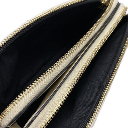 Fendi Shoulder Bag Easy Baguette 8bs044 Ivory X Black Chain Shoulder/strap