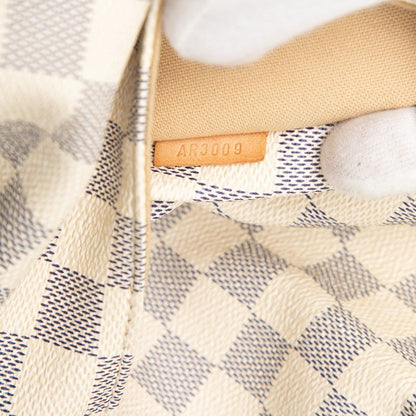 Louis Vuitton Damier Azure Totally GM Tote Bag Shoulder Bag N51263 White Ivory