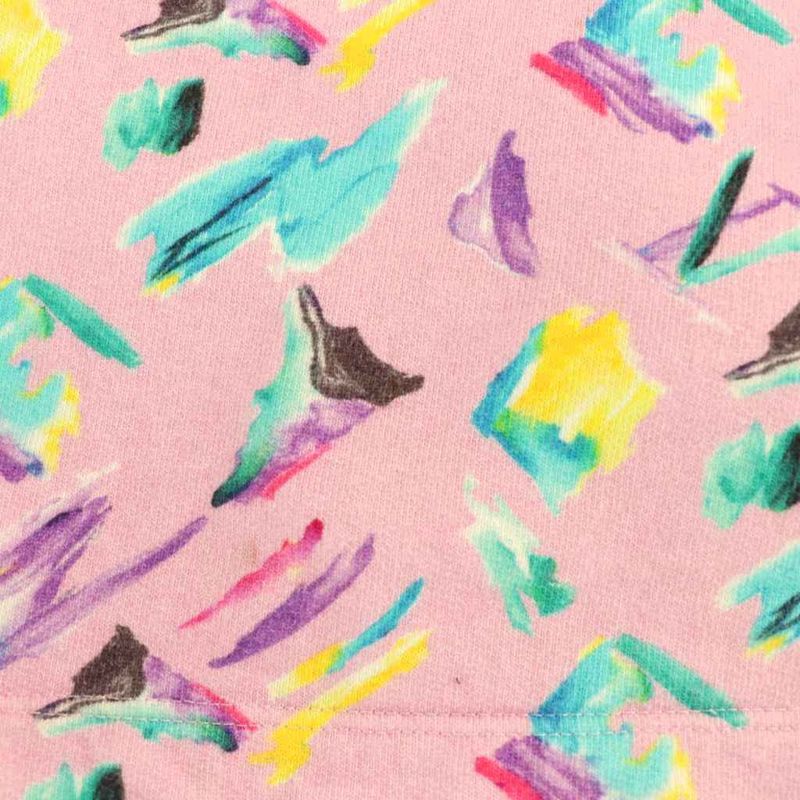 Louis Vuitton Print Sweat Dress All Over Pattern M Pink Multicolor Cx • Gy20
