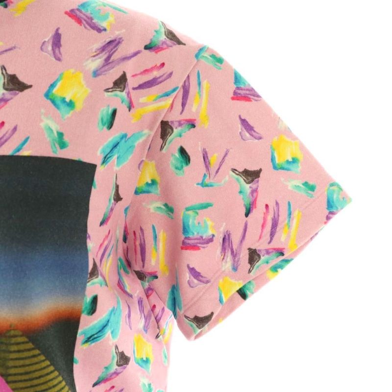 Louis Vuitton Print Sweat Dress All Over Pattern M Pink Multicolor Cx • Gy20