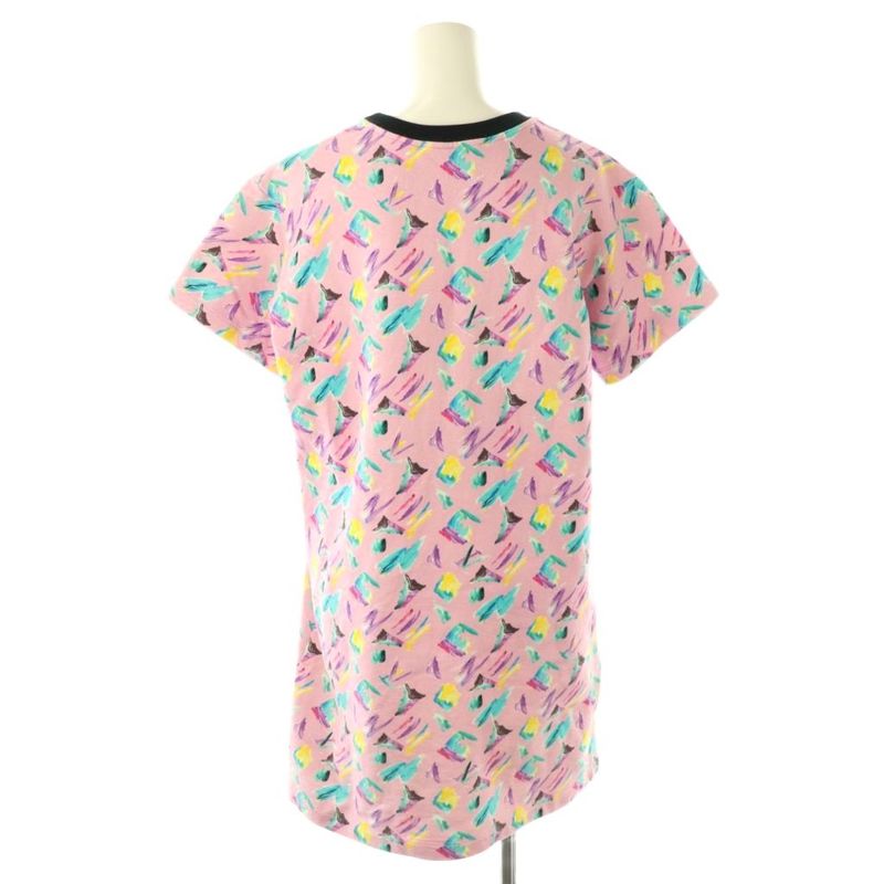 Louis Vuitton Print Sweat Dress All Over Pattern M Pink Multicolor Cx • Gy20