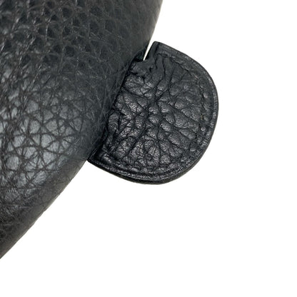 Hermes Shoulder Bag Evelyne Do PM Black Silver Hardware