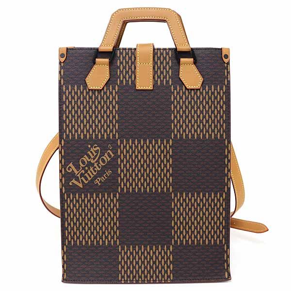 Louis Vuitton Virgil Abloh NIGO Mini Tote Damier Ebene Giant 2-Way Bag