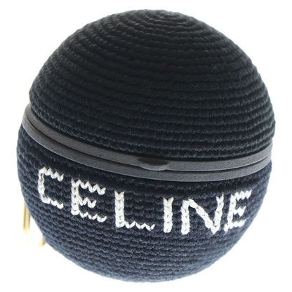 Celine 21aw Airpods Pro Case Ball in Crochet Airpods Pro Clochette Case Black