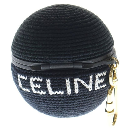 Celine 21aw Airpods Pro Case Ball in Crochet Airpods Pro Clochette Case Black