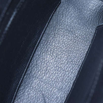 Balenciaga Paper Handbag Mini Bag Black Leather 305572 Silver Hardware