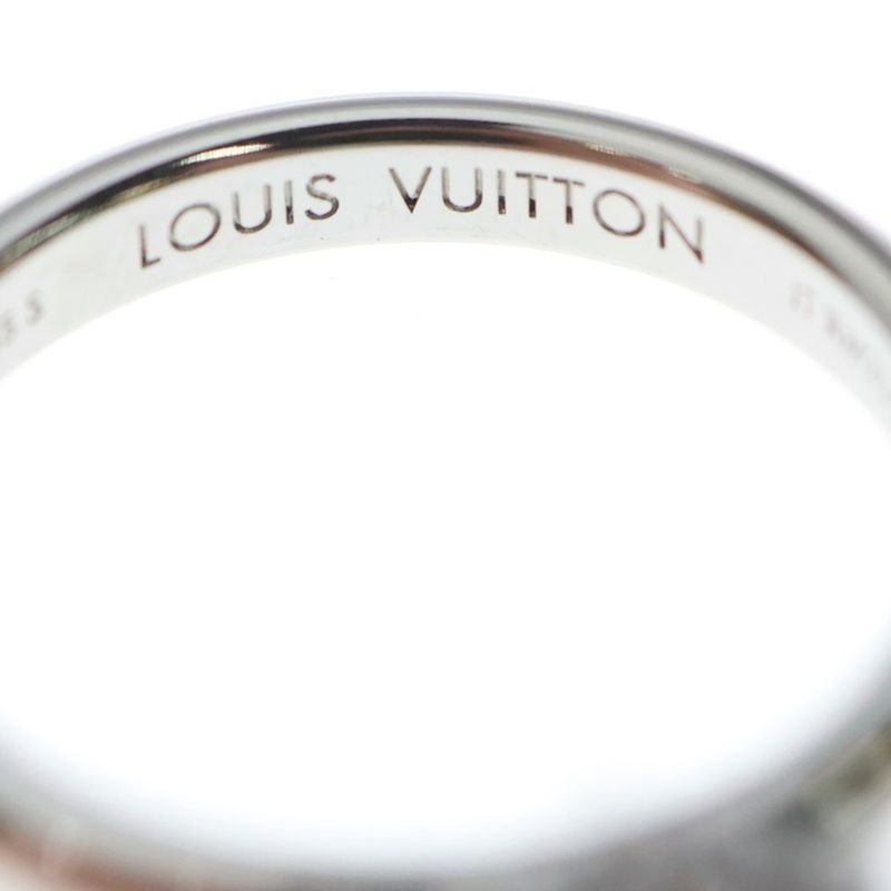 Louis Vuitton LV Iconic Louisa Strass Ring Silver M1803m