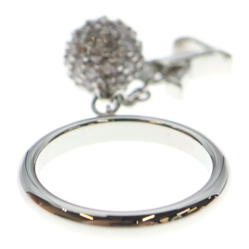 Louis Vuitton LV Iconic Louisa Strass Ring Silver M1803m