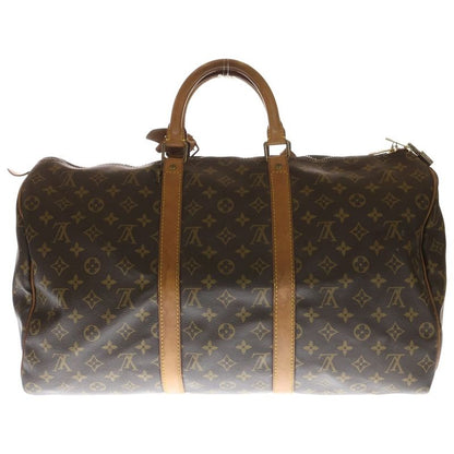 Louis Vuitton Monogram Keepall 50 Handbag Boston Bag Brown M41426