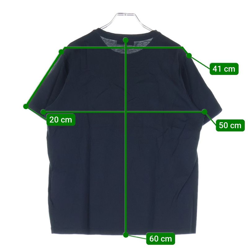 Prada 20ss Logo Print S Tee Shirt Logo Print Short Sleeve T-Shirt Cut and Sew