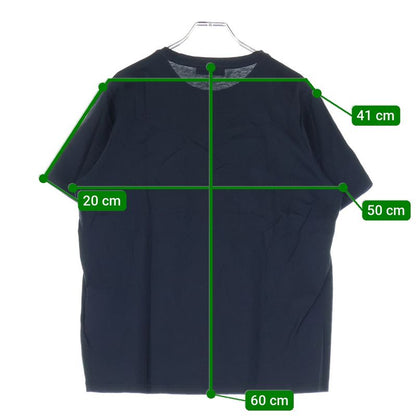 Prada 20ss Logo Print S Tee Shirt Logo Print Short Sleeve T-Shirt Cut and Sew