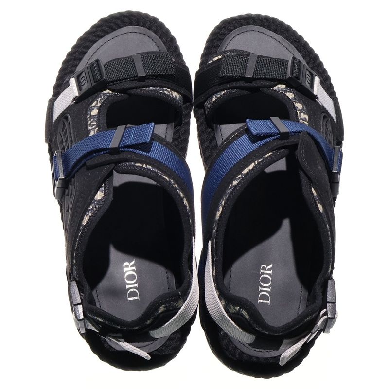 Dior 21ss Atlas Sandal Atlas Oblique Sandal Black 3sa094ziy