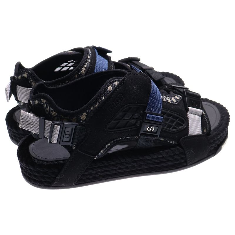 Dior 21ss Atlas Sandal Atlas Oblique Sandal Black 3sa094ziy