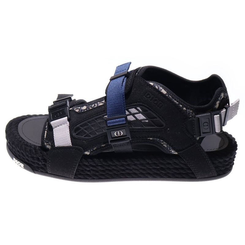 Dior 21ss Atlas Sandal Atlas Oblique Sandal Black 3sa094ziy