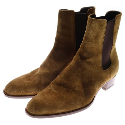 Saint Laurent Paris Wyatt Chelsea Boot Side Chelsea Gore Boots Shoes Brown