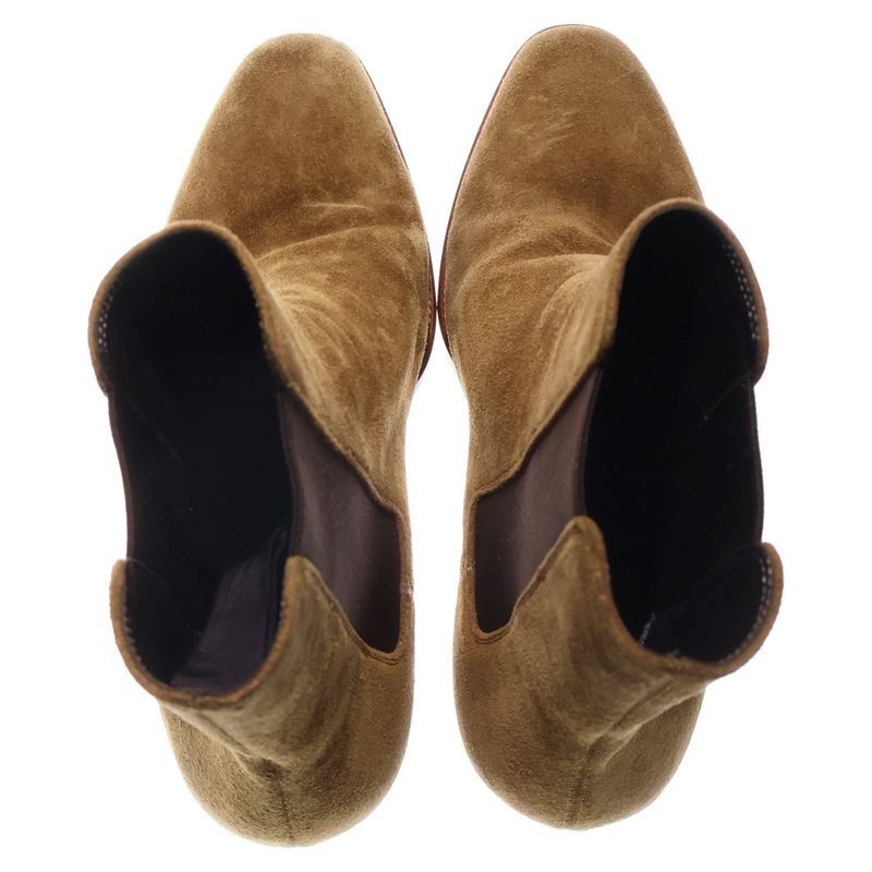 Saint Laurent Paris Wyatt Chelsea Boot Side Chelsea Gore Boots Shoes Brown