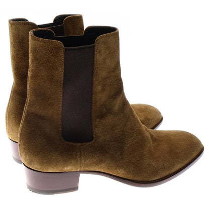 Saint Laurent Paris Wyatt Chelsea Boot Side Chelsea Gore Boots Shoes Brown