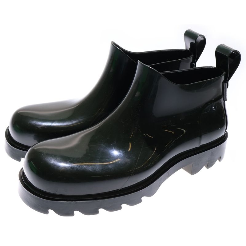 Bottega Veneta Stride Ankle Boot Stride Ankle Enamel Rubber Boot Cut High Cut
