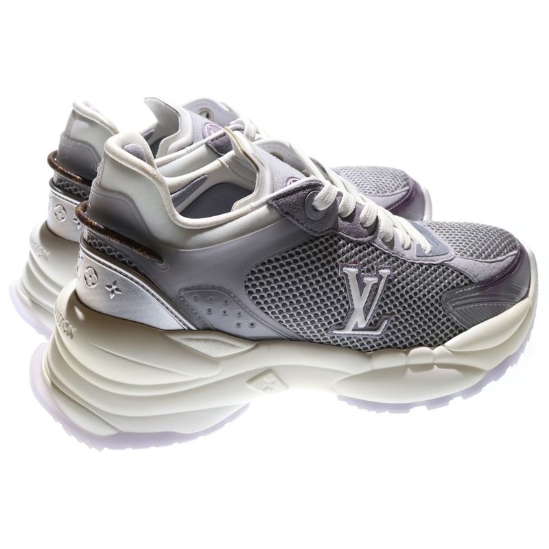 Louis Vuitton Run 55 Sneaker 1abvj4 Run 55 Mesh Low Cut Sneakers Gray Women's