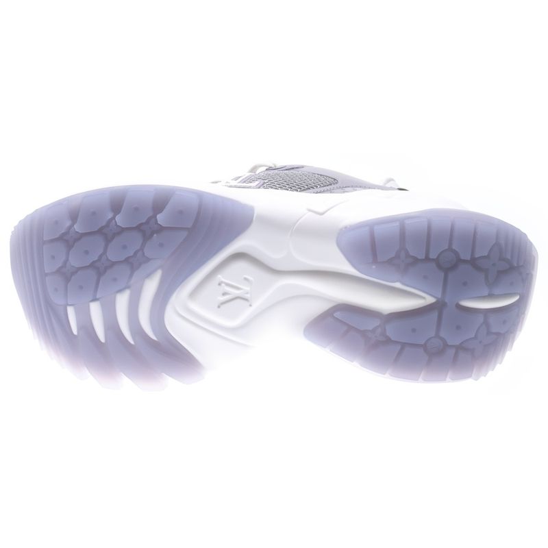 Louis Vuitton Run 55 Sneaker 1abvj4 Run 55 Mesh Low Cut Sneakers Gray Women's