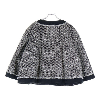 Chanel 15aw Coco Mark Turnlock All Over Pattern Jacquard Flare Sleeve Crew Neck