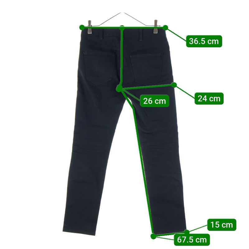 Celine 20aw Stretch Slim Skinny Denim Pants Jeans Black N020 786d 38nj