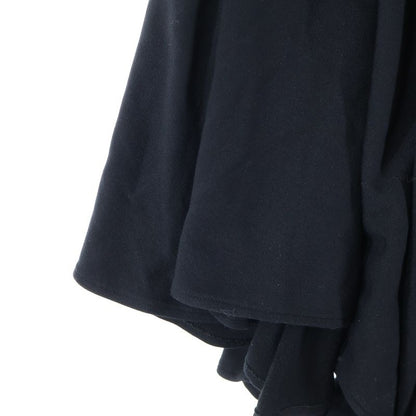 Loewe 21aw Deformed Kimono Sleeve Crew Neck Rayon Long Flare Dress Black