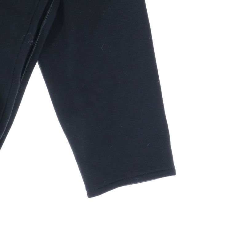 Loewe 21aw Deformed Kimono Sleeve Crew Neck Rayon Long Flare Dress Black