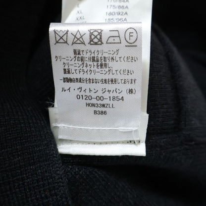 Louis Vuitton 23aw Detachable Boa Shearling Color Logo Embroidery Wool Knit Zip