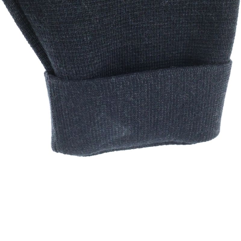 Louis Vuitton 23aw Detachable Boa Shearling Color Logo Embroidery Wool Knit Zip