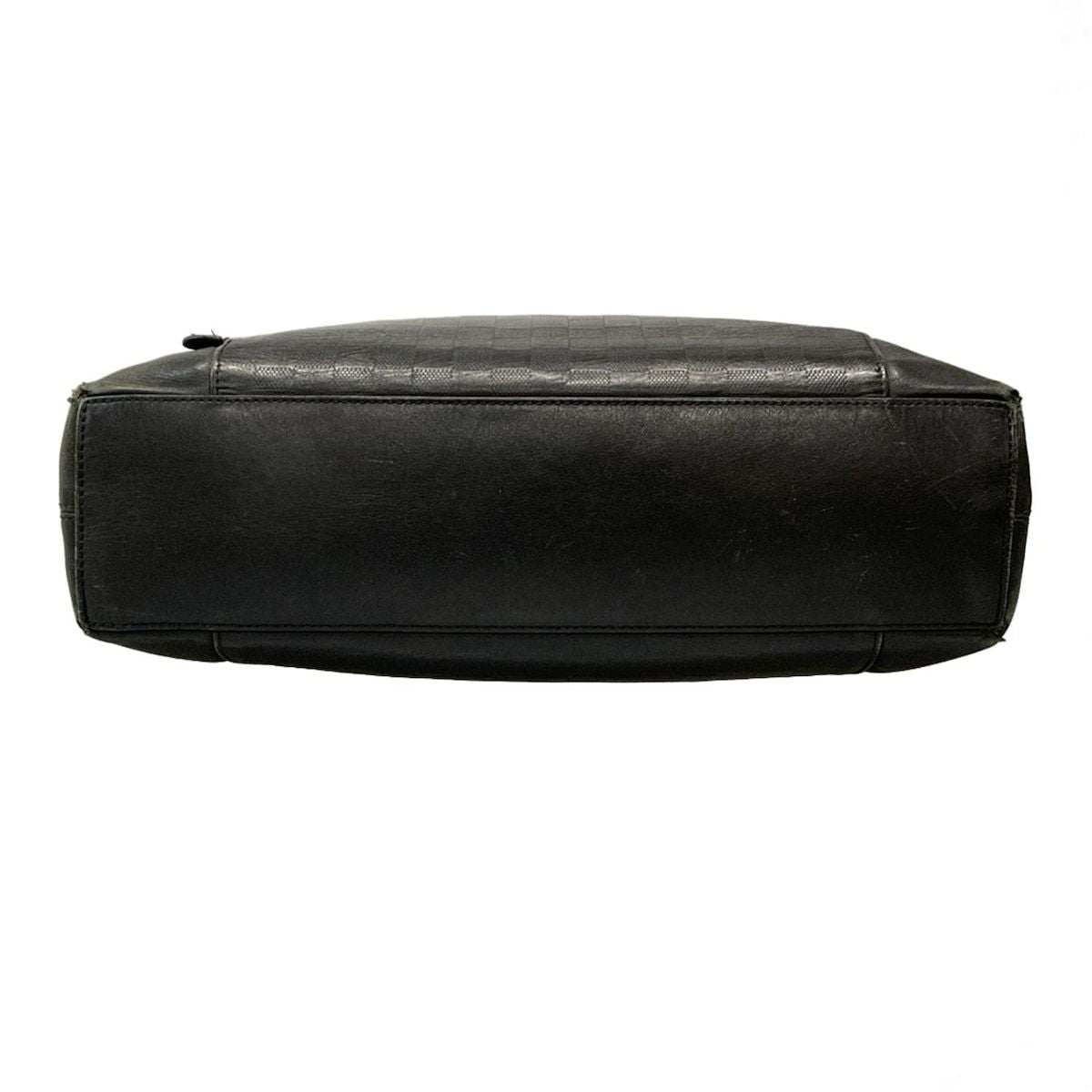 Louis Vuitton Tote Bag Damier Infini Caba Voyage N41493 Onyx Leather