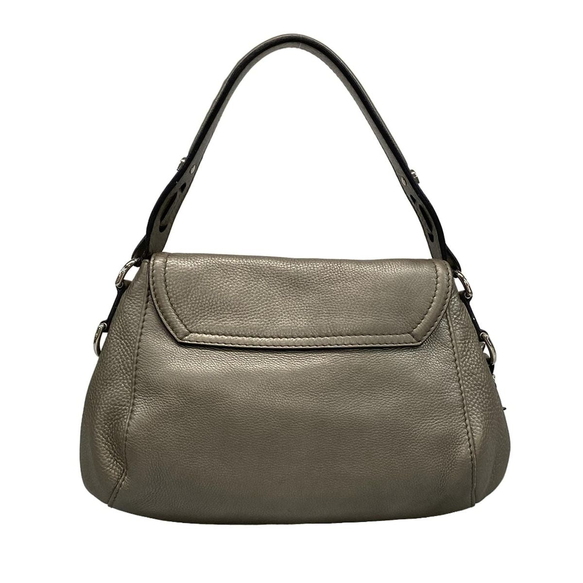Gucci Handbag Horsebit 240266 Gray Leather