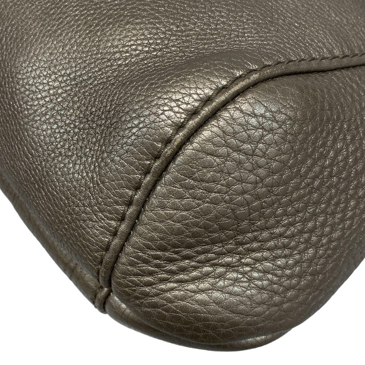 Gucci Handbag Horsebit 240266 Gray Leather