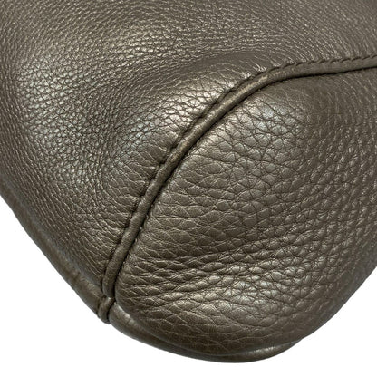 Gucci Handbag Horsebit 240266 Gray Leather