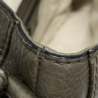 Gucci Handbag Horsebit 240266 Gray Leather