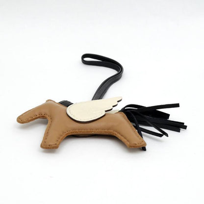 Hermes Pegasus PM Sesame Black Nata Anyo-milo Z Engraved Bag Charm
