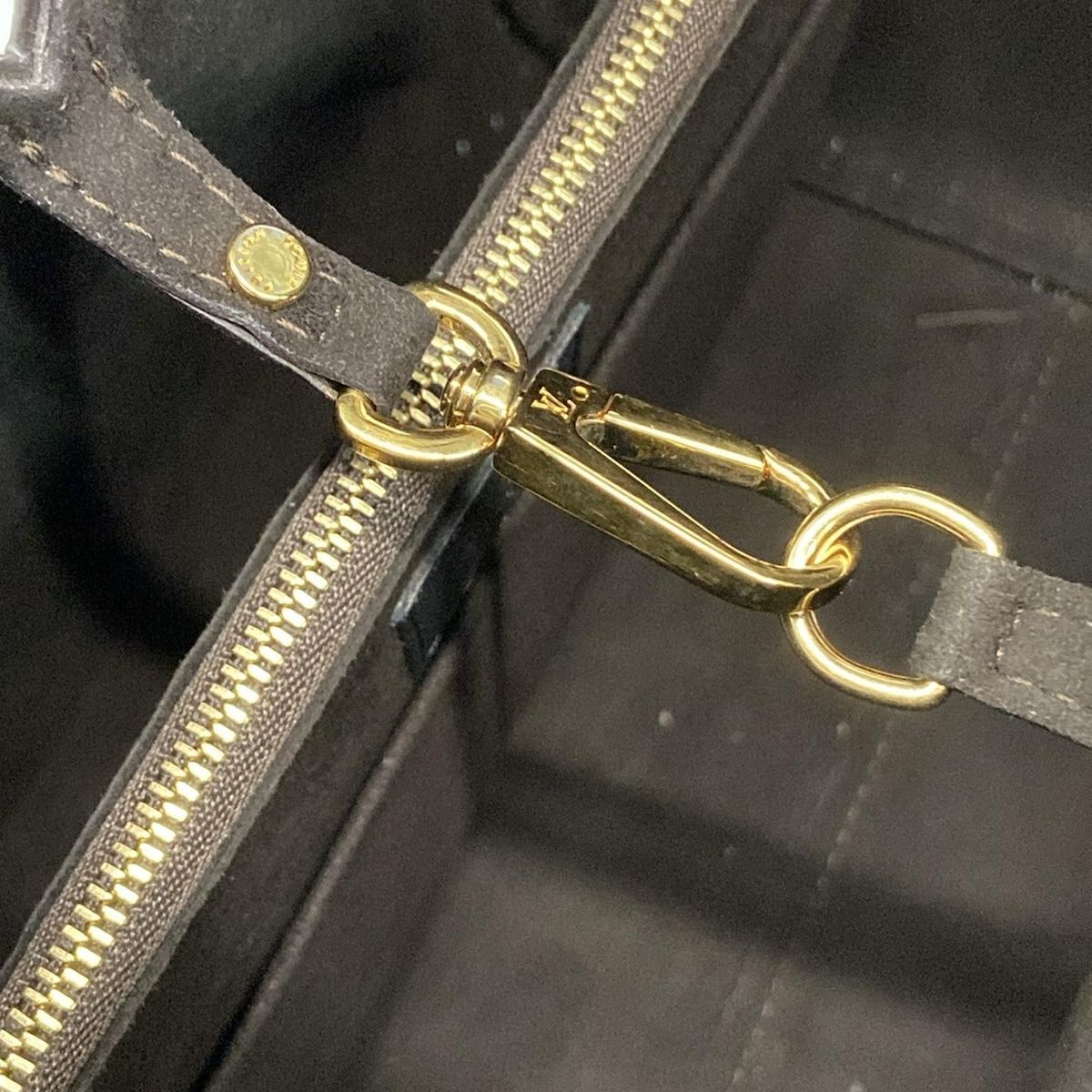 Louis Vuitton Tote Bag Kimono/monogram Kimono MM M40460 Noir