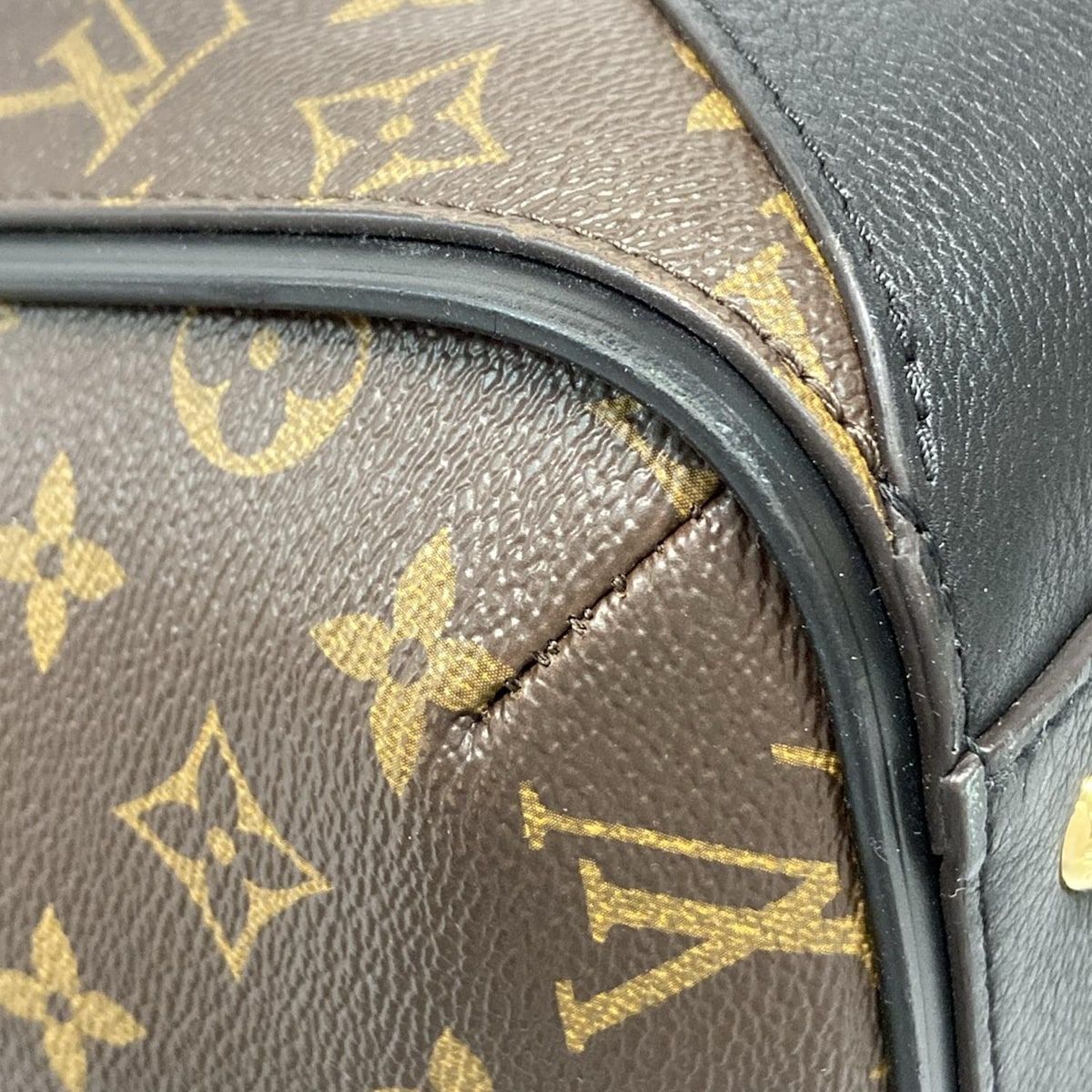 Louis Vuitton Tote Bag Kimono/monogram Kimono MM M40460 Noir