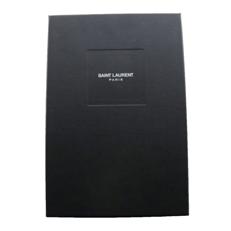 Saint Laurent Paris Tribute Platform Sandals Enamel 35.5 Beige 315487 SS • OS