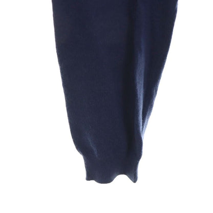 Prada Cotton Cashmere Blend V-Neck Knit Sweater 42 Navy Es • OS