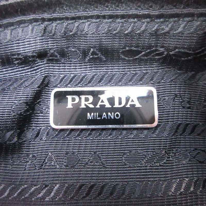 2018 Prada Robot Metal Applique Pouch Accessory Second Bag Clutch Nylon