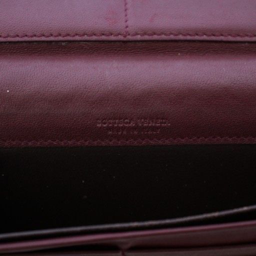 Bottega Veneta Intrecciato Long Wallet Long Wallet Bifold Leather One Color
